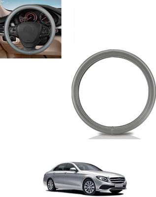 AYW Steering Cover For Mercedes Benz E220(Grey, Leatherite)