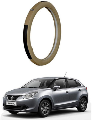 AUTO PEARL Steering Cover For Maruti Baleno(Beige, Leatherite)