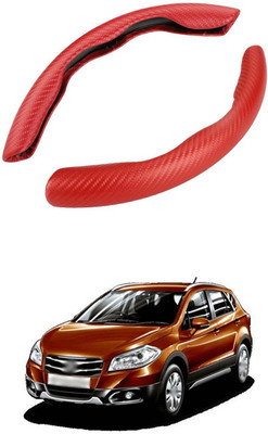 PRTEK Hand Stiched Steering Cover For Maruti S-Cross(MultiColor, Tarpaulin, Plastic)