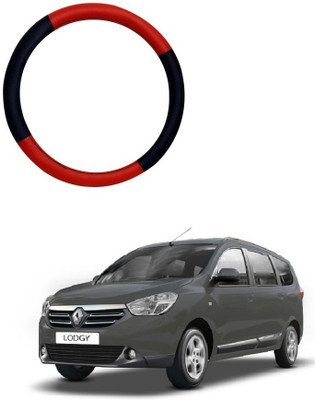 SPREADX Steering Cover For Renault Lodgy(Red, Black, Leatherite)