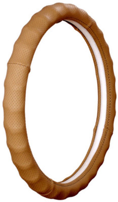 AUTO PEARL Steering Cover For Mahindra XUV(Beige, Leatherite)