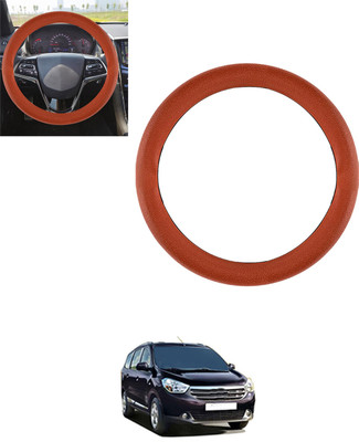 monolive Steering Cover For Renault Lodgy(Tan, Leatherite)