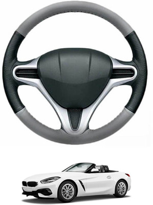 MATIES Steering Cover For BMW Z4(Grey, Black, Leather)