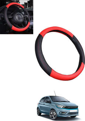monolive Steering Cover For Tata Universal For Car(Red, Black, Leatherite)