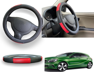 PEEPS STORE Steering Cover For Audi A6(Red, Leatherite)