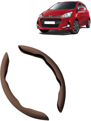 Kingsway Steering Cover For Hyundai Grand i10(Leatherette Chocolate, Leatherite)