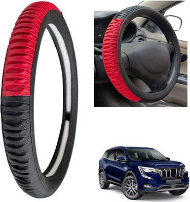 PEEPS STORE Steering Cover For Mahindra XUV(Black, Leatherite)