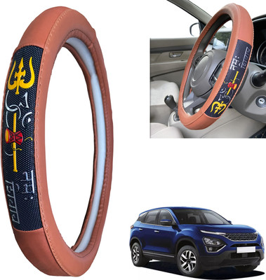 PEEPS STORE Steering Cover For Tata NA(Peppy Red, Leatherite)