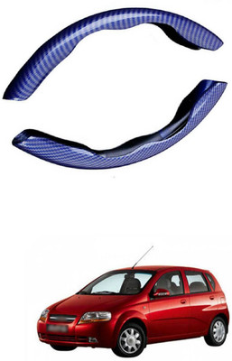 PRTEK Hand Stiched Steering Cover For Chevrolet Aveo UVA(MultiColor, Tarpaulin, Plastic)