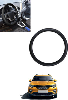 monolive Steering Cover For Renault Universal For Car(Black, Leatherite)