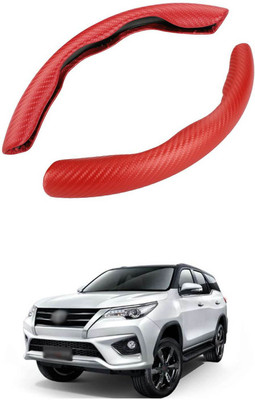 PRTEK Hand Stiched Steering Cover For Toyota Fortuner(MultiColor, Tarpaulin, Plastic)