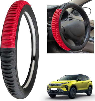 PEEPS STORE Steering Cover For Tata NA(Black, Leatherite)