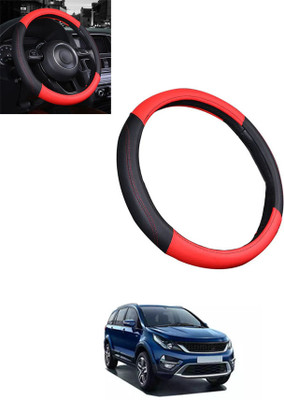 monolive Steering Cover For Tata Universal For Car(Red, Black, Leatherite)