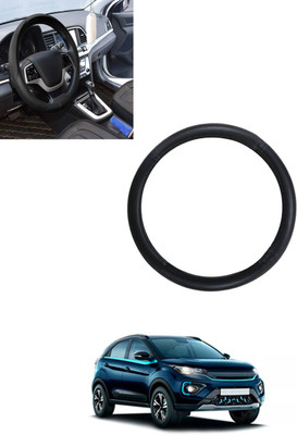monolive Steering Cover For Tata Universal For Car(Black, Leatherite)