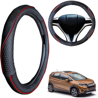 PEEPS STORE Steering Cover For Honda NA(Black, Leatherite)