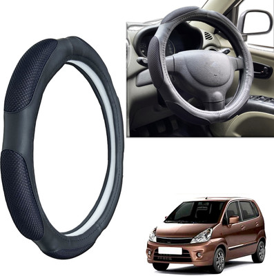 PEEPS STORE Steering Cover For Maruti Zen Estilo(Black, Leatherite)