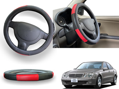 PEEPS STORE Steering Cover For Mercedes Benz E250(Red, Leatherite)