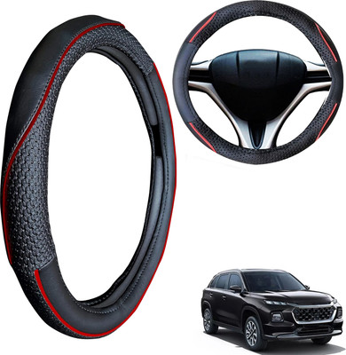 PEEPS STORE Steering Cover For Maruti Grand Vitara(Black, Leatherite)