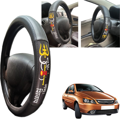 PEEPS STORE Steering Cover For Tata Indigo CS(Black, Leatherite)