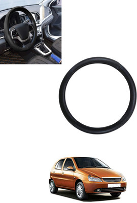 monolive Steering Cover For Tata Indica(Black, Leatherite)