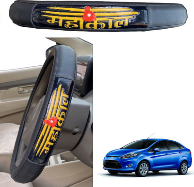 PEEPS STORE Steering Cover For Ford Fiesta Sports(Black, Leatherite)