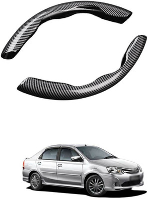 PRTEK Hand Stiched Steering Cover For Toyota Etios(MultiColor, Tarpaulin, Plastic)