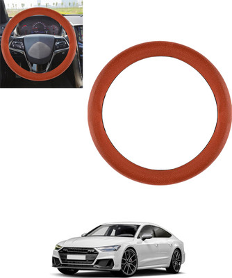 MSNP Steering Cover For Audi S7(Tan, Leatherite)