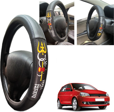 PEEPS STORE Steering Cover For Volkswagen Polo GT(Black, Leatherite)