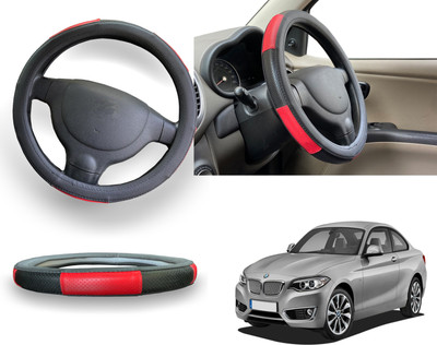 PEEPS STORE Steering Cover For BMW 3 Series(Red, Leatherite)