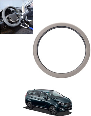 MSNP Steering Cover For Mahindra Universal For Car(Silver, Leatherite)