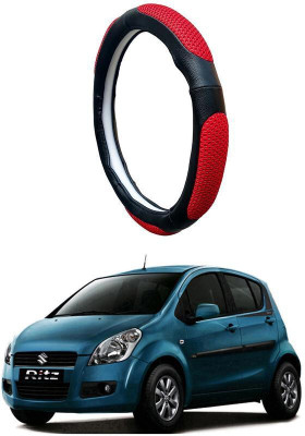 AUTO PEARL Steering Cover For Maruti Ritz(Black Red, Leatherite)