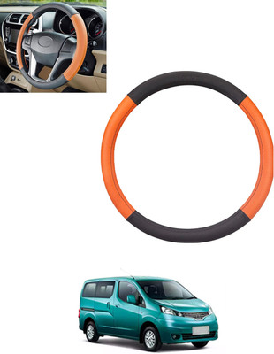 monolive Steering Cover For Nissan Evalia(Tan, Black, Leatherite)