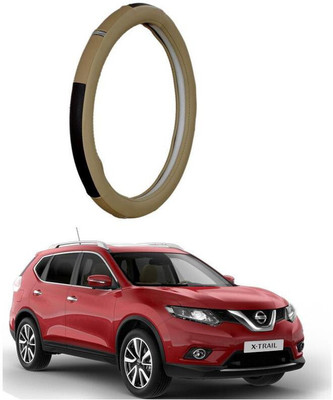 AUTO PEARL Steering Cover For Nissan X-Trail(Beige, Leatherite)