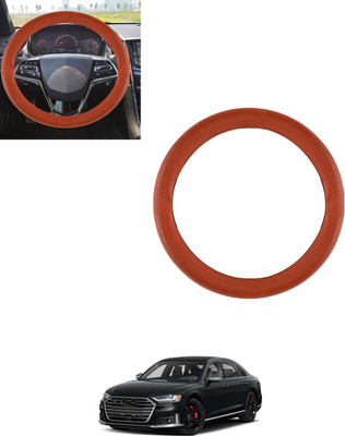 AYW Steering Cover For Audi S8(Tan, Leatherite)