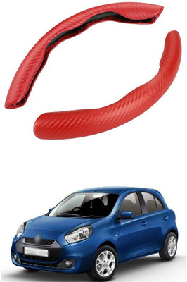 PRTEK Hand Stiched Steering Cover For Renault Pulse(MultiColor, Tarpaulin, Plastic)