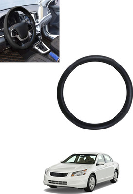 ABJD Steering Cover For Honda Accord(Black, Leatherite)