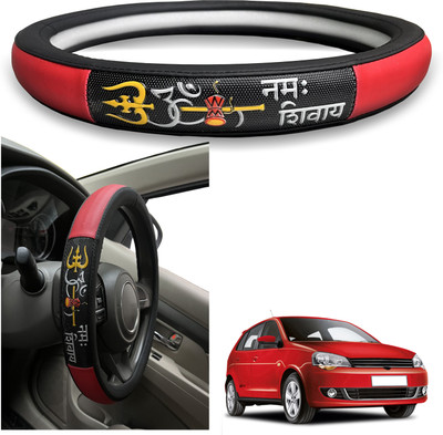 PEEPS STORE Steering Cover For Volkswagen Polo GT(Black, Leatherite)