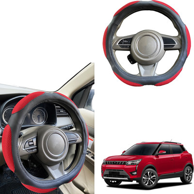 PEEPS STORE Steering Cover For Mahindra NA(Black, Leatherite)