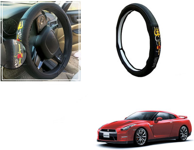 Automotive Prist Steering Cover For Nissan GTRNew(Black, Leatherite)
