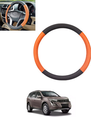 monolive Steering Cover For Mahindra XUV 500(Tan, Black, Leatherite)