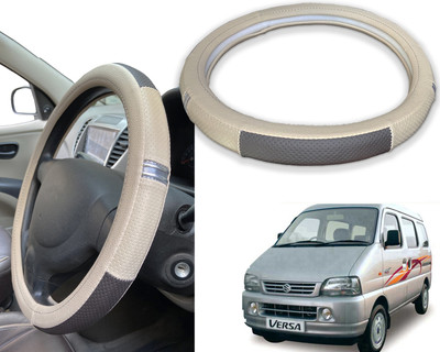 PEEPS STORE Steering Cover For Maruti Versa(Red, Black, Leatherite)