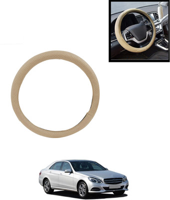 AYW Steering Cover For Mercedes Benz E250(Beige, Leatherite)