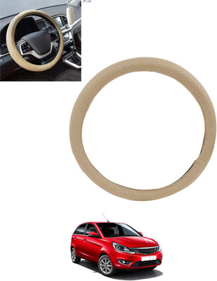 monolive Hand Stiched Steering Cover For Tata Bolt(Beige, Leatherite)