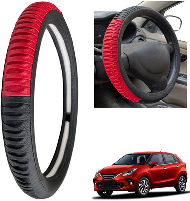 PEEPS STORE Steering Cover For Toyota NA(Black, Leatherite)