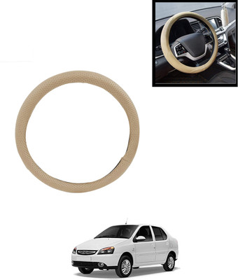 AYW Steering Cover For Tata Indigo(Beige, Leatherite)