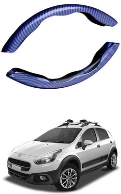 PRTEK Hand Stiched Steering Cover For Fiat Avventura(MultiColor, Tarpaulin, Plastic)