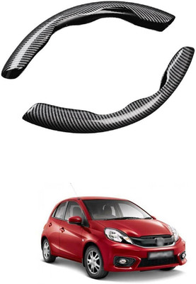 PRTEK Hand Stiched Steering Cover For Honda Brio(MultiColor, Tarpaulin, Plastic)