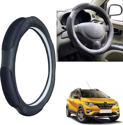 PEEPS STORE Steering Cover For Renault NA(Black, Leatherite)