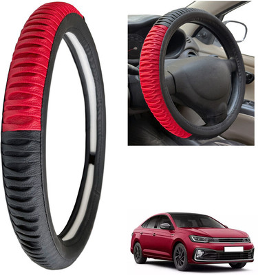 PEEPS STORE Steering Cover For Volkswagen NA(Black, Leatherite)