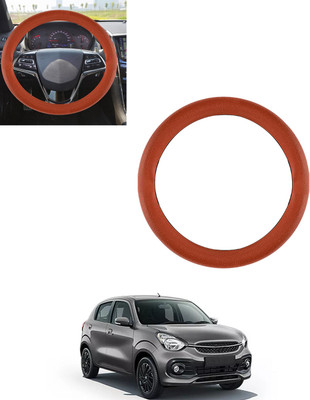 AYW Steering Cover For Maruti Celerio(Tan, Leatherite)